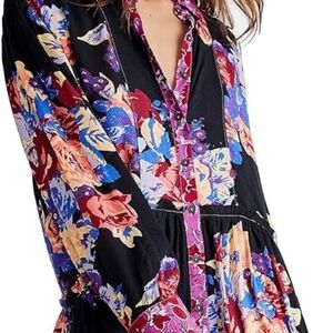 NWT- Free People Women’s Brunch A Bunch Boho Tunic- Medium